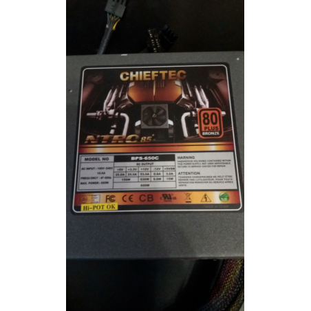 Chieftec Nitro 85+ BPS-650C 650W ATX ספק