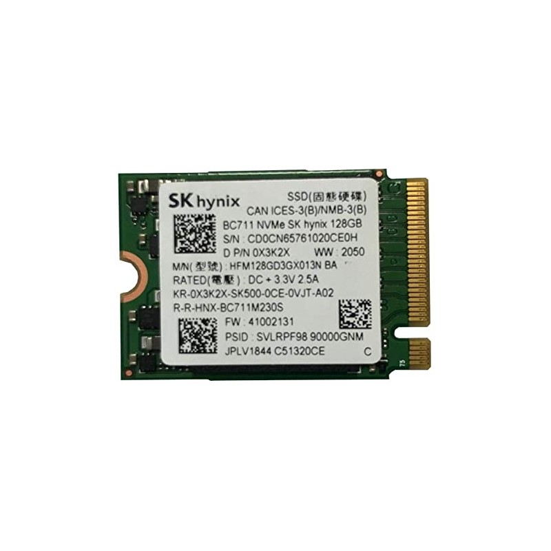 SK hynix BC711 128GB PCIe NVMe M.2 2230 Gen 3 x 4 SSD