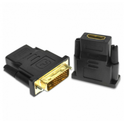 24k Gold Plated Plug Male To Female DVI Converter 1080P  HDMI